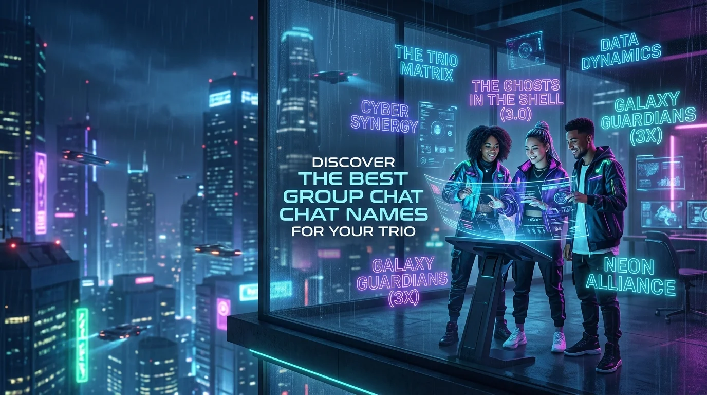 Best Friends Group Chat Names for 3