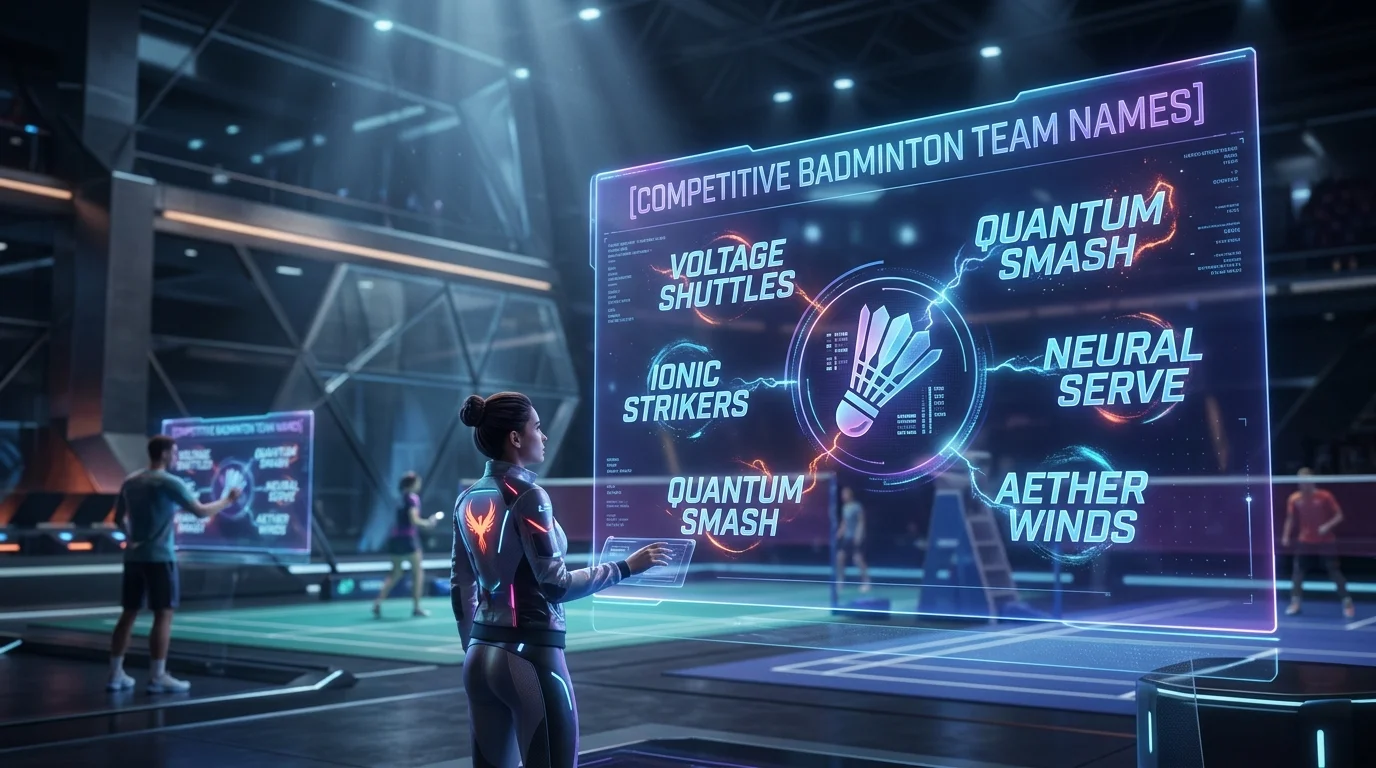 Competitive Badminton Team Names