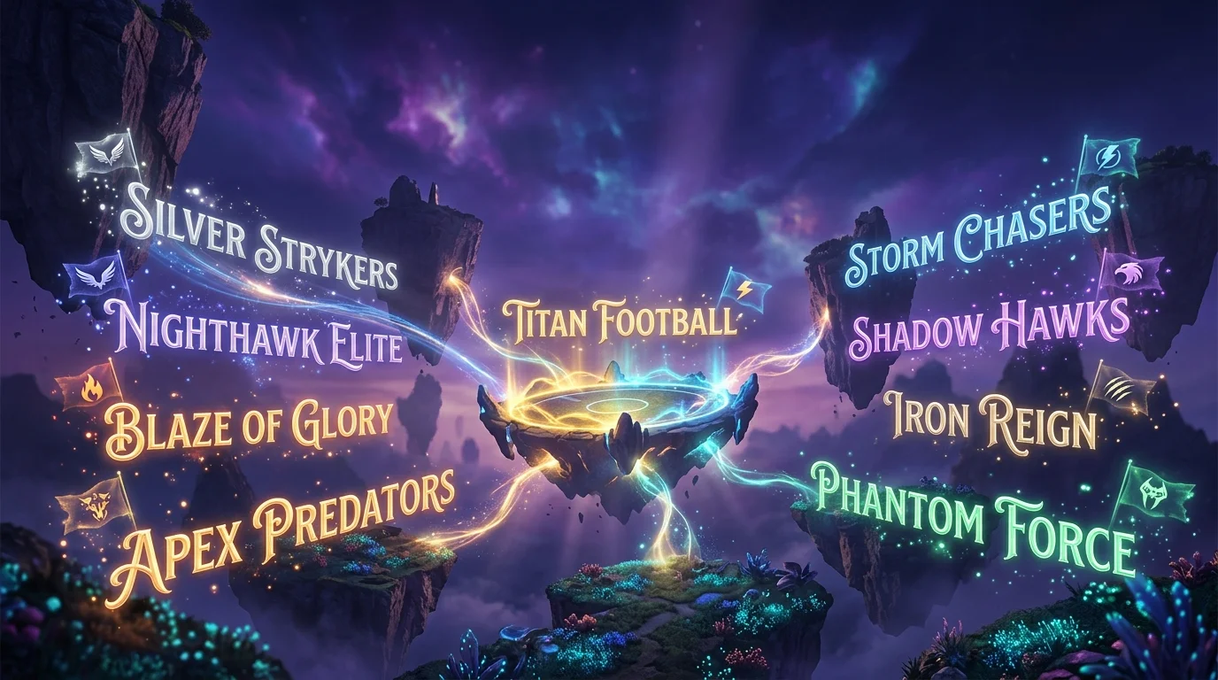 Competitive Flag Football Team Names