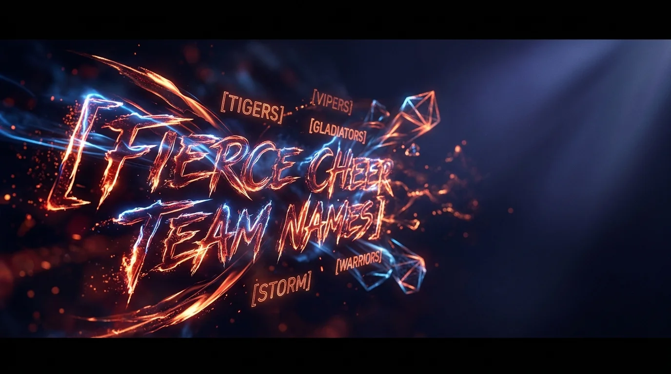 Fierce Cheer Team Names