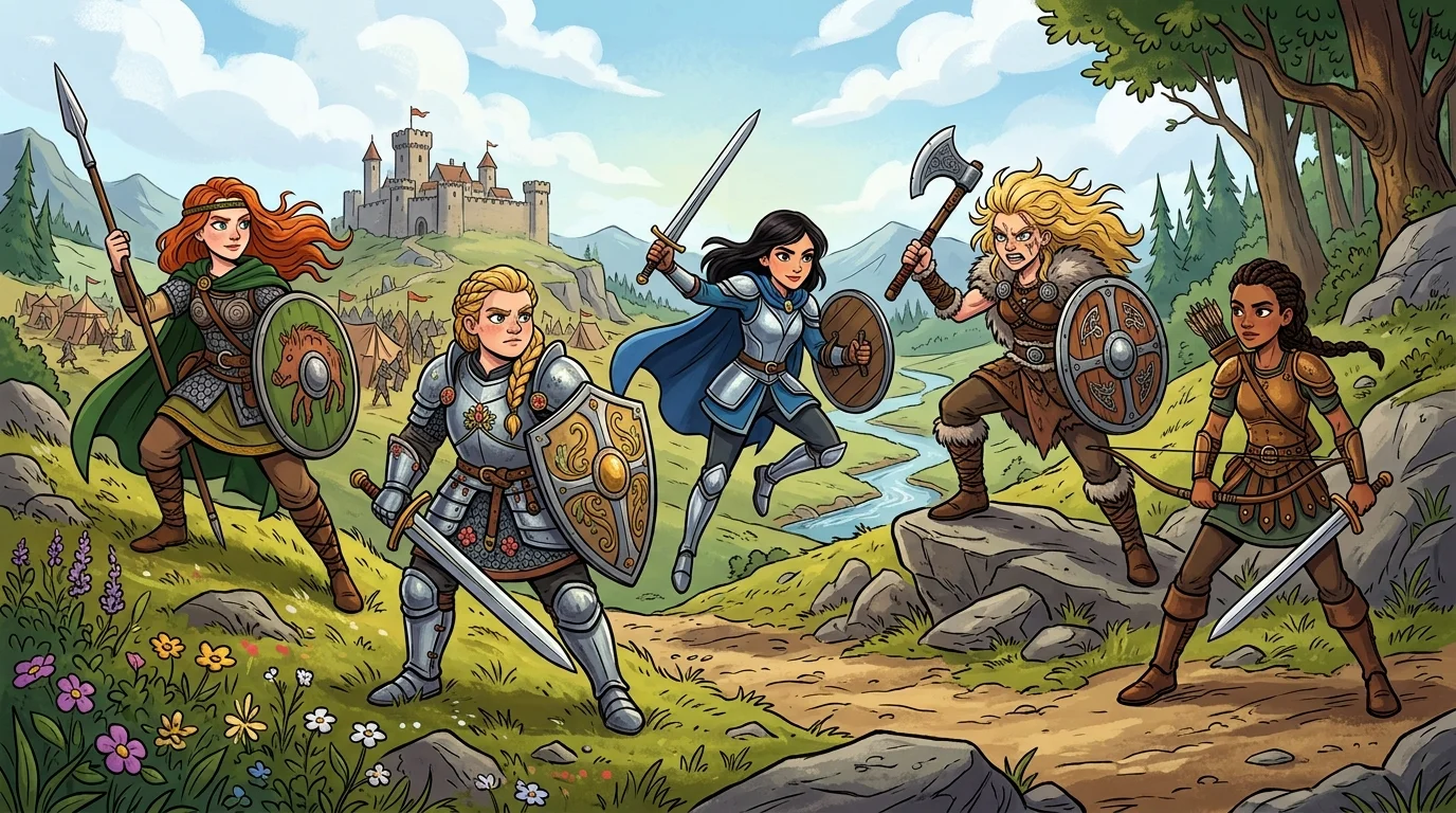 Classic Girl Names That Mean Warrior