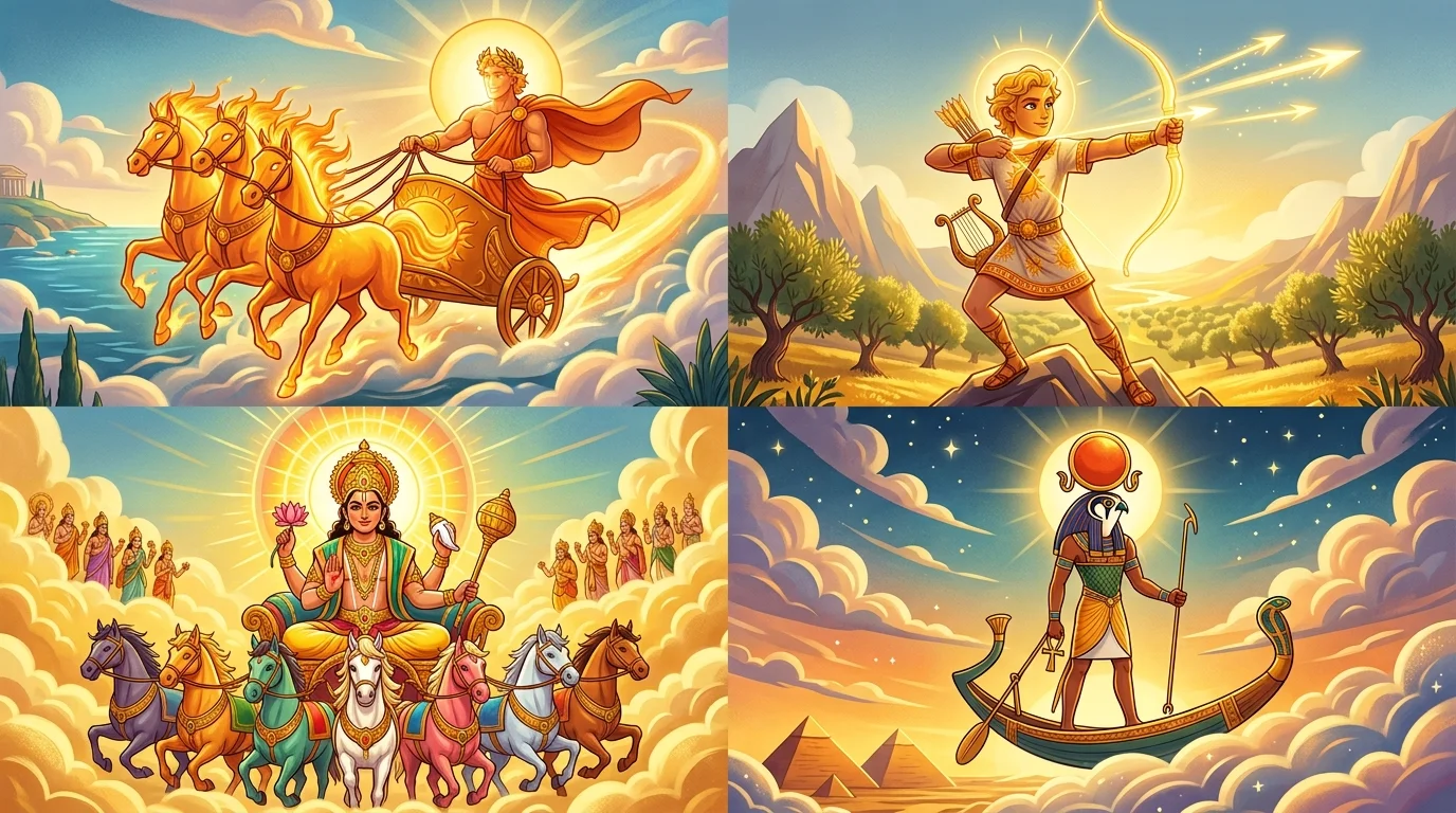 Mythological Boy Names Associated With the Sun
