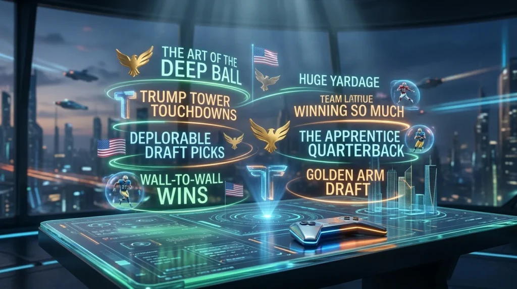 donald trump fantasy football team names