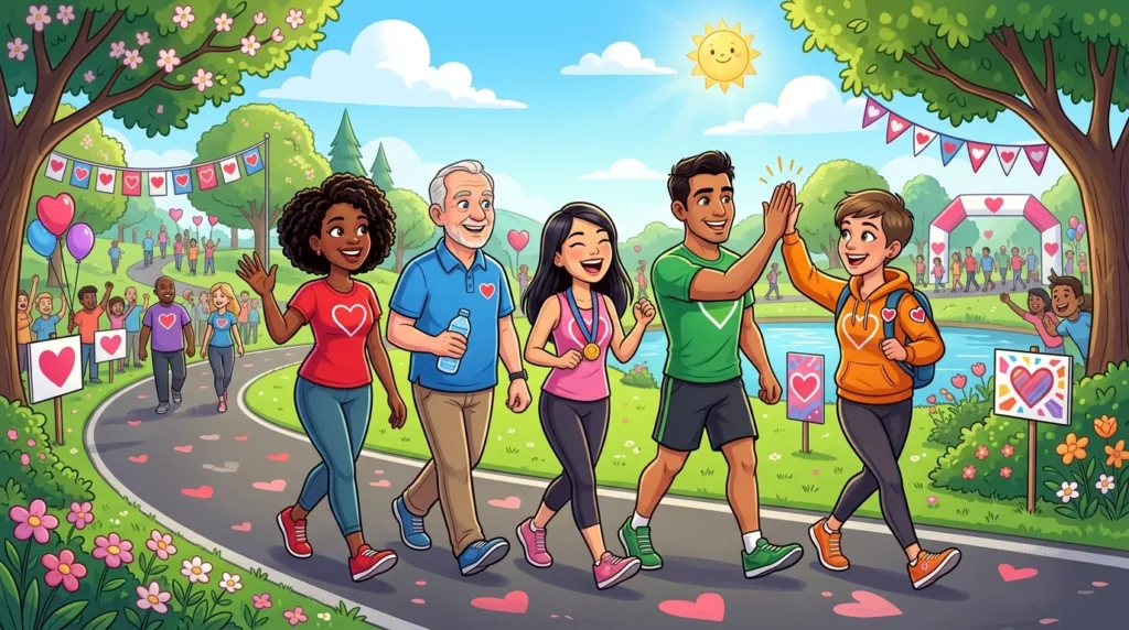 heart walk team names